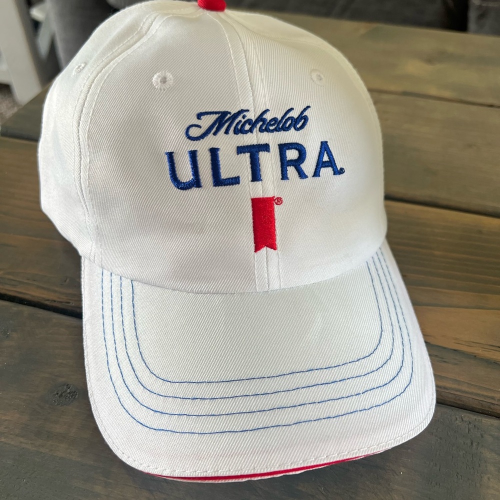 Michelob Ultra White Cap